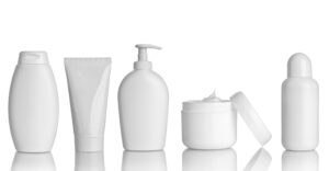Collection,Of,Various,Beauty,Hygiene,Containers,On,White,Background.,Each